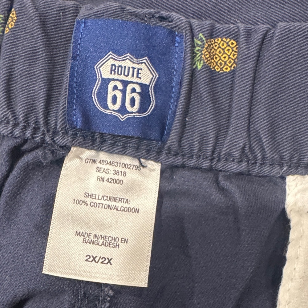 100% Cotton Mens Patterned Shorts Set Size 2X - Picture 3 of 6